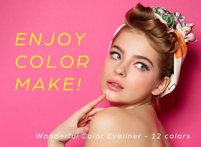 ENJOY COLOR MAKE! Wonderful Color Eyeliner - 12 colors